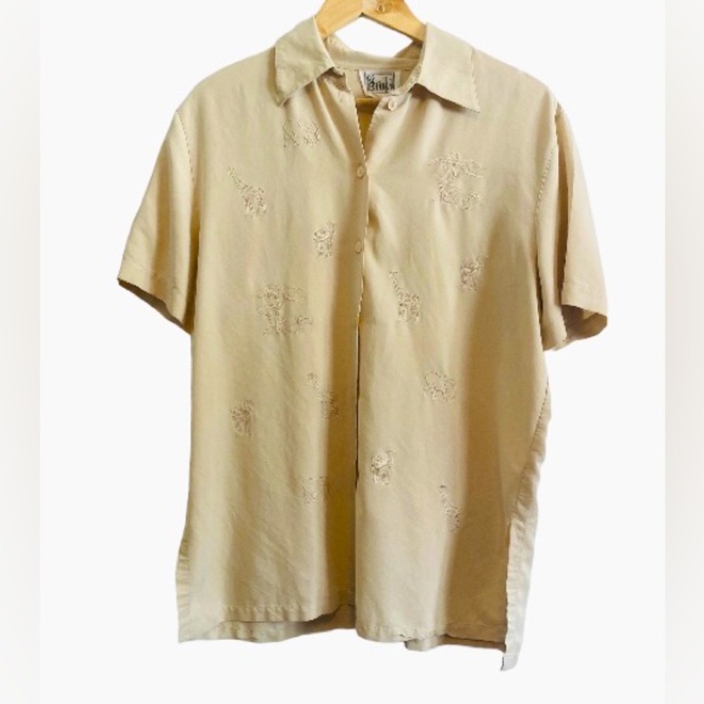 VTG Safari Button Up